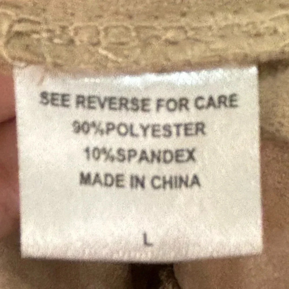 Bobeau Size Large Tan Fringed Vest Size Large - Picture 3 of 9